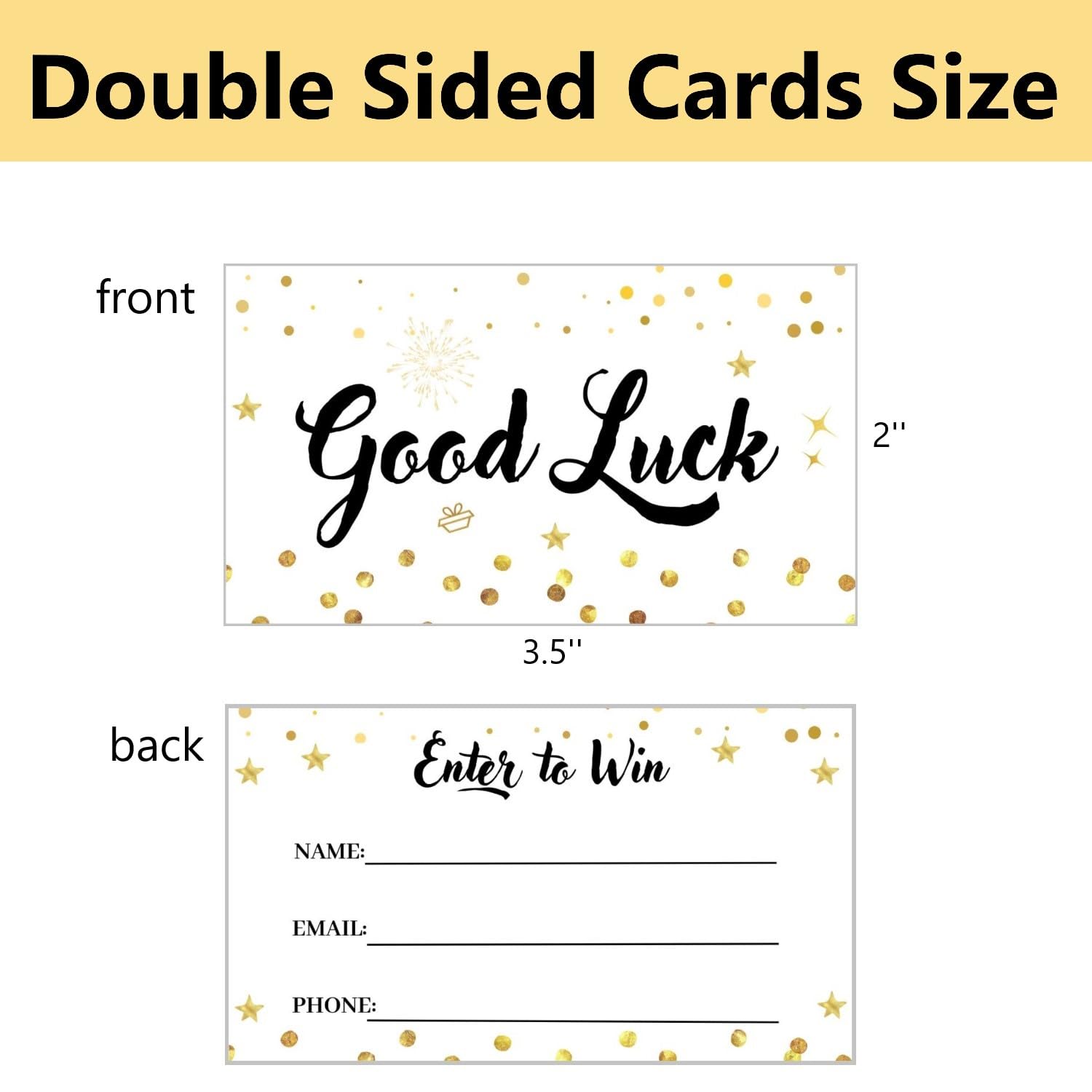 Gold Raffle Box with 100 Tickets - Premium Ballot Box with Slot for Entry Cards, Donations & Suggestions - Perfect for Contests, Fundraisers, Voting & Prize Draws