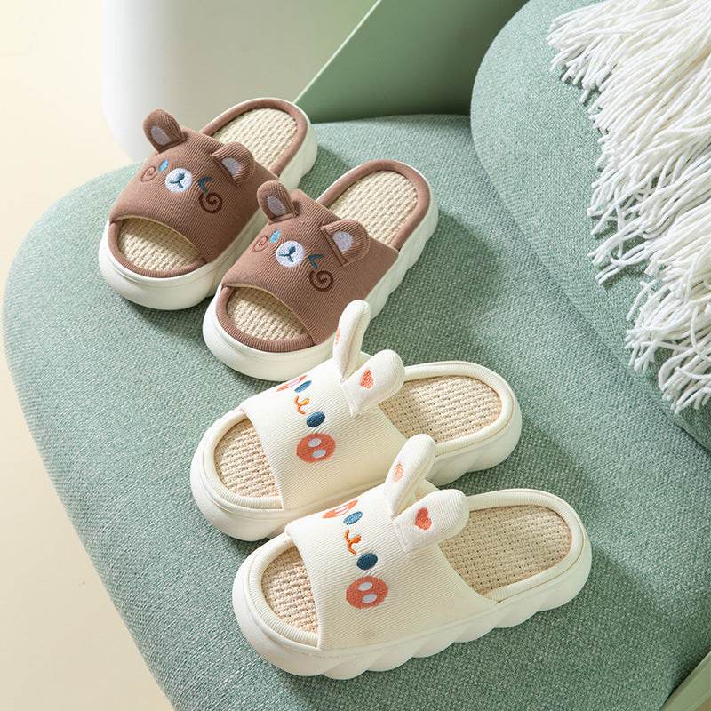 Binky Bunny Slippers for Women - Soft Plush House Shoes with Non-Slip Soles | Cozy Indoor/Outdoor Slides for Home, Lounge & Gift Giving