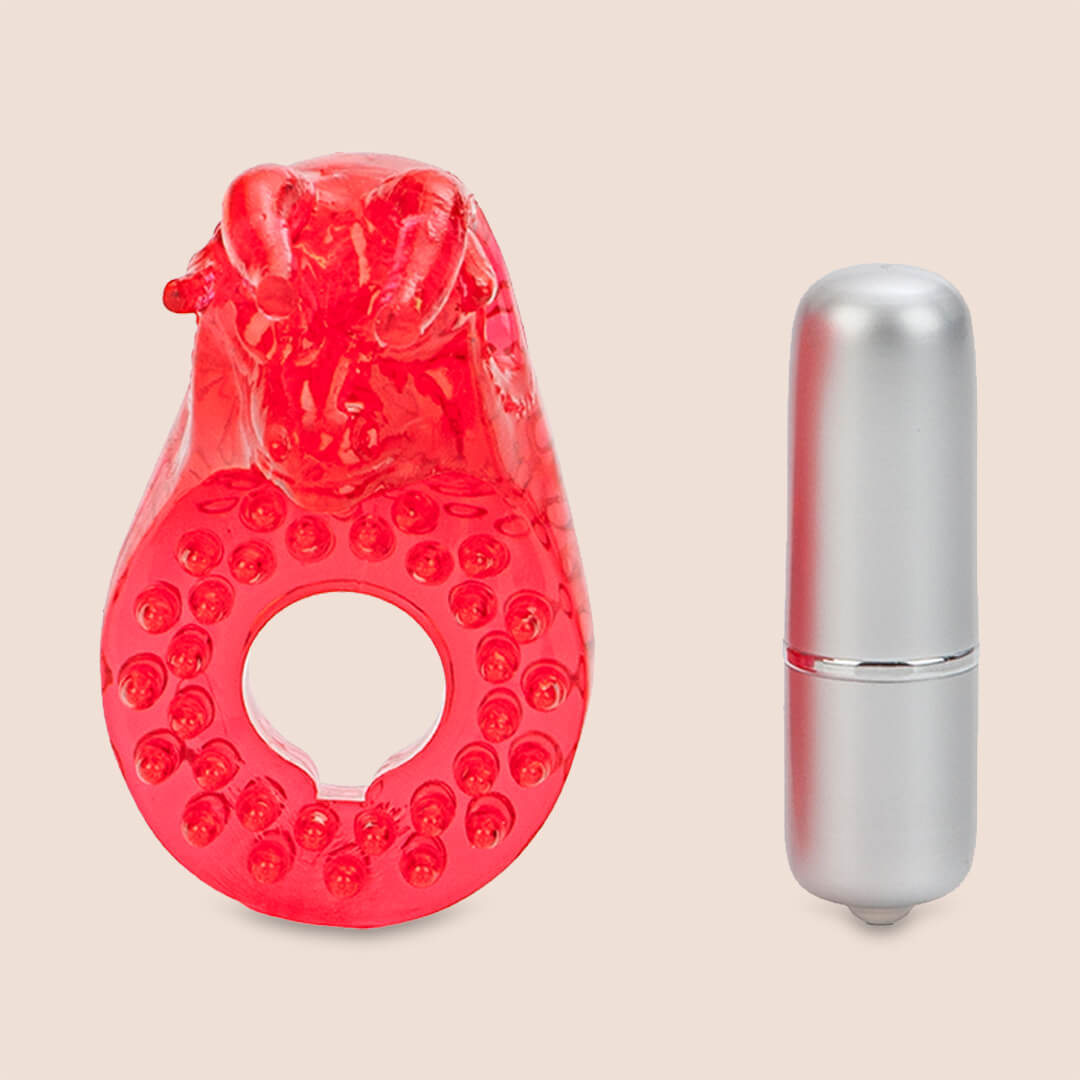CalExotics Couple's Raging Bull™ Vibrating Cock Ring - Powerful Couples Sex Toy for Enhanced Pleasure & Intimacy | Perfect for Date Nights & Spicing Up Relationships