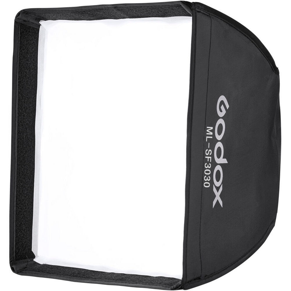 Godox ML SF3030 30x30cm Softbox for ML30/ML30Bi LED Lights - Godox Mount - Perfect for Photography, Video Lighting & Studio Portraits
