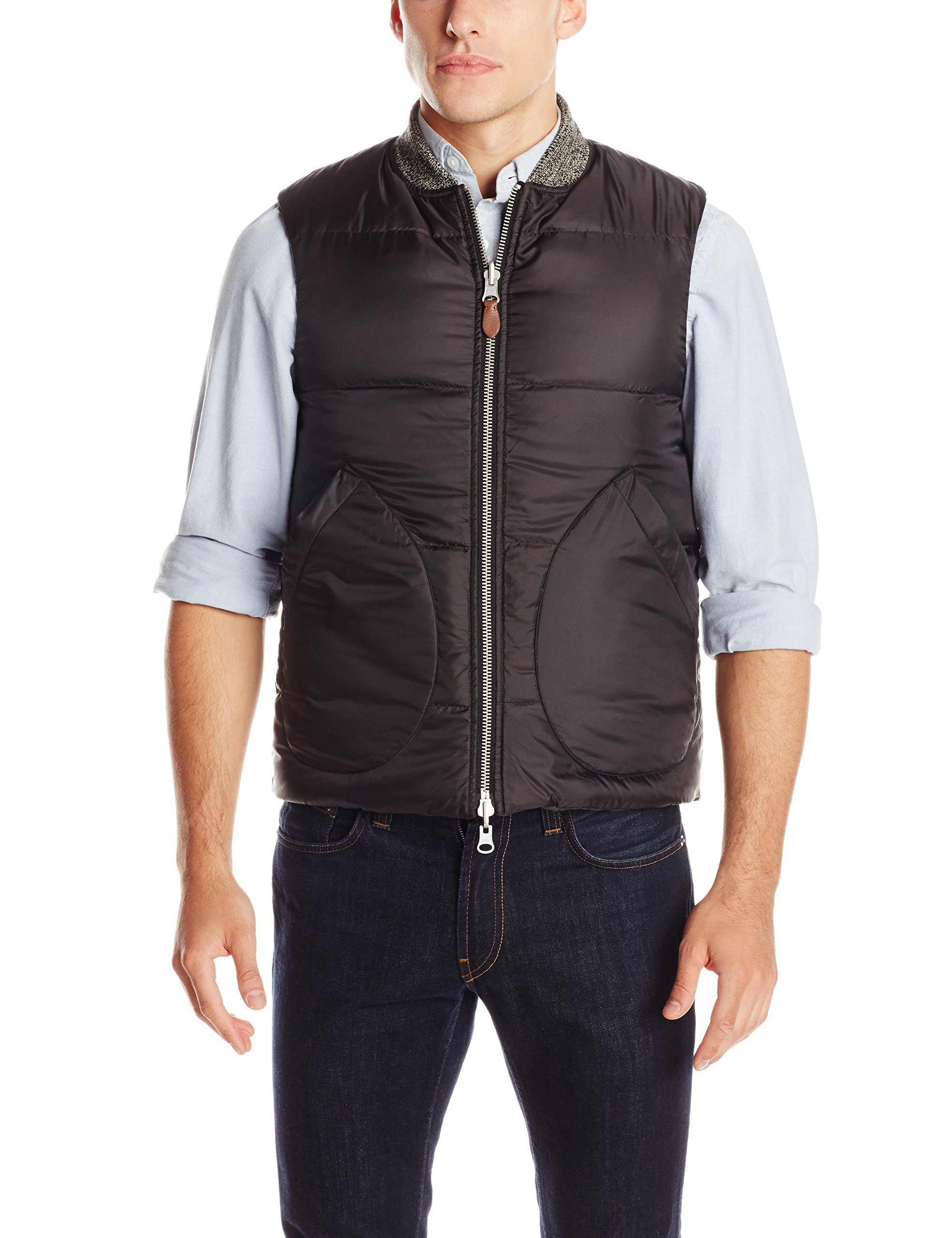 Jack Spade Dalton Reversible Down Vest for Men - Outdoor & Travel