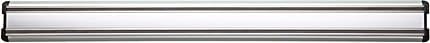 Premium Magnetic Knife Holder for Wall - 45cm Stainless Steel Knife Storage with Strong Hold | Perfect for Kitchen Organization & Chef Knife Display (Silver, Large)