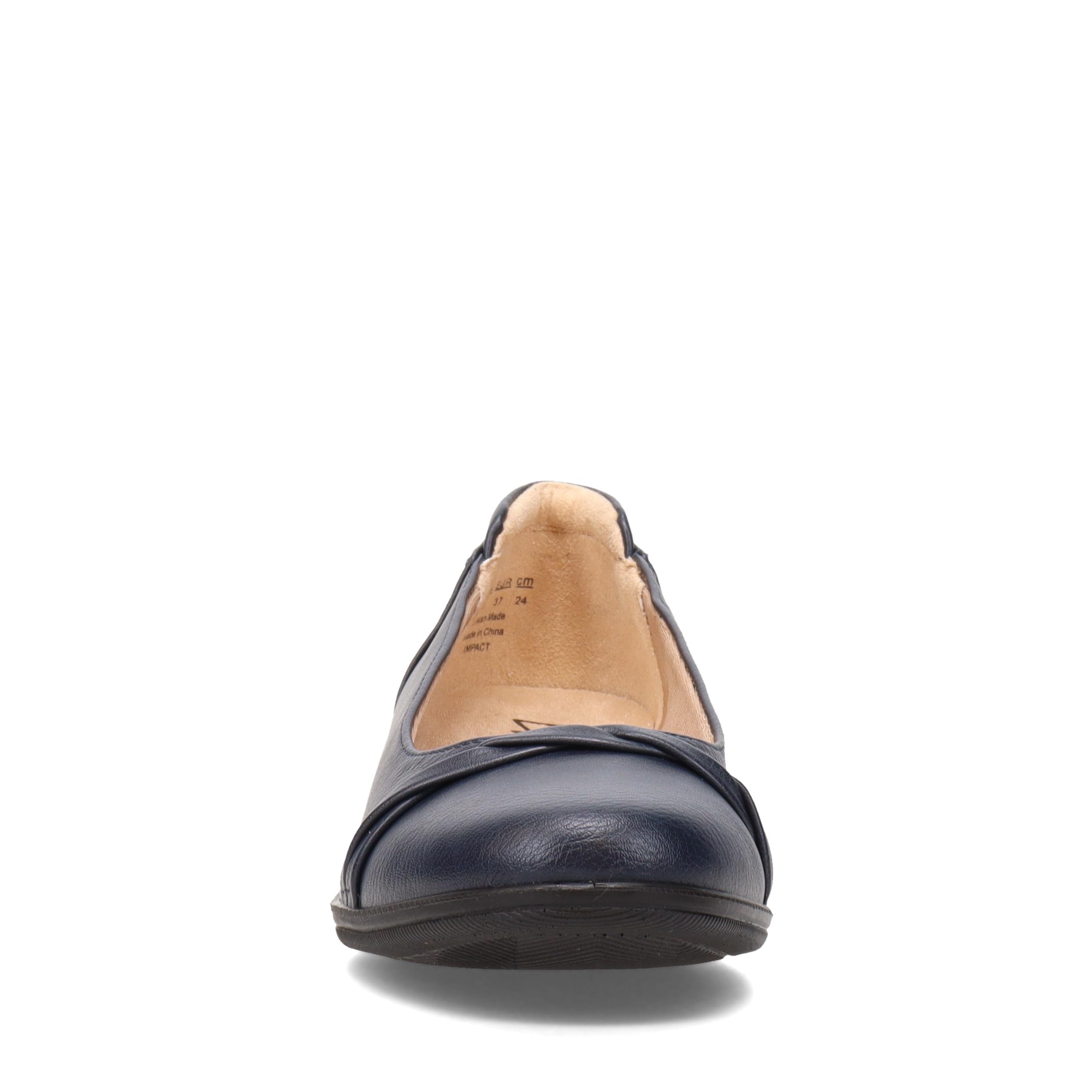 Lifestride Women's Comfortable Slip-On Loafers for Work & Casual Wear - Breathable Walking Shoes with Arch Support for Office, Travel & Everyday Use