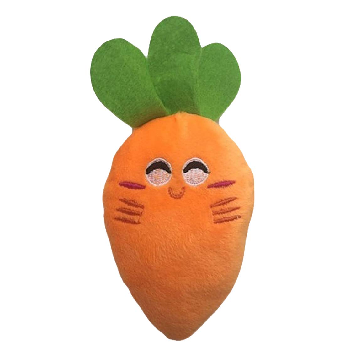 Dog Squeaky Chew Toys - Carrot-Shaped Plush Puppy Teething Toys for Small Dogs | Teeth Cleaning & Boredom Relief | Perfect for Playtime, Training & Dental Health