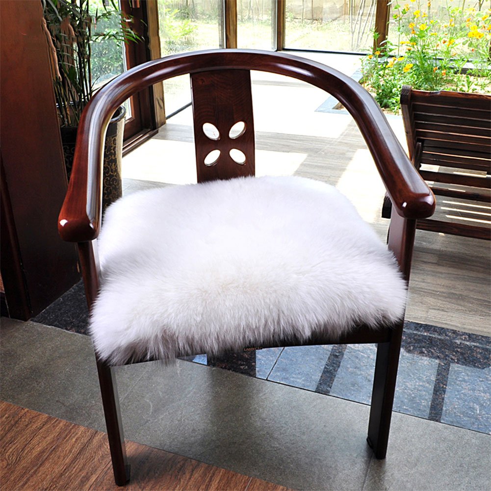 Softlife White Faux Fur Sheepskin Throw Rug - 20