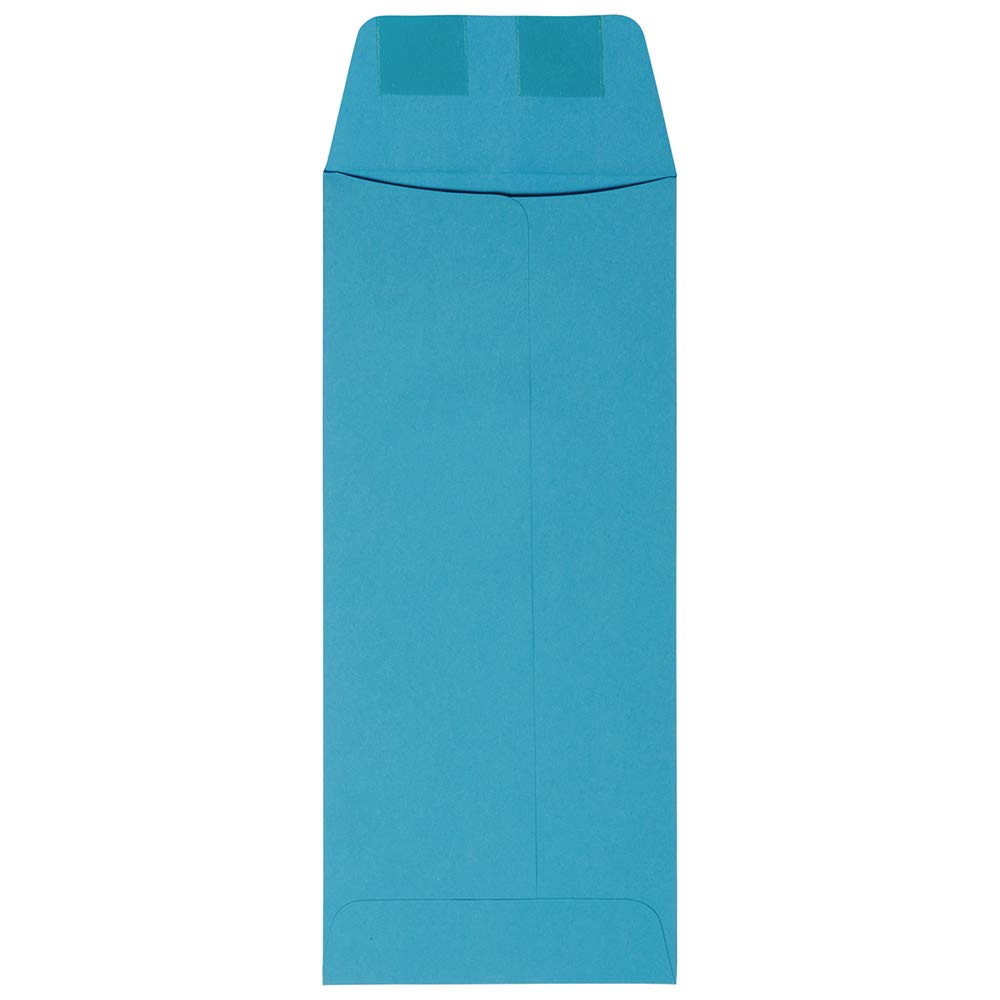 JAM PAPER #10 Business Envelopes - 4 1/8 x 9 1/2 Inches - Blue Recycled Paper - Pack of 250 - Perfect for Office Mail, Business Correspondence & Eco-Friendly Mailing Solutions