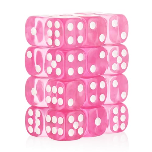 16mm Transparent Pink