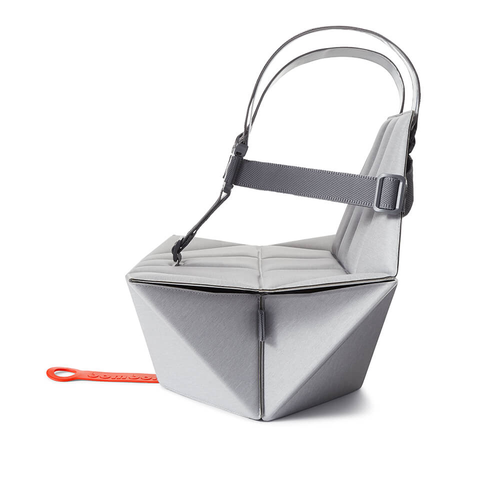 Bombol Pop Up Booster Seat for Toddlers - Portable High Chair for Travel, Restaurants & Home Dining - Lightweight Baby Booster Seat with Safety Strap - Perfect for Camping, Picnics & Outdoor Activities