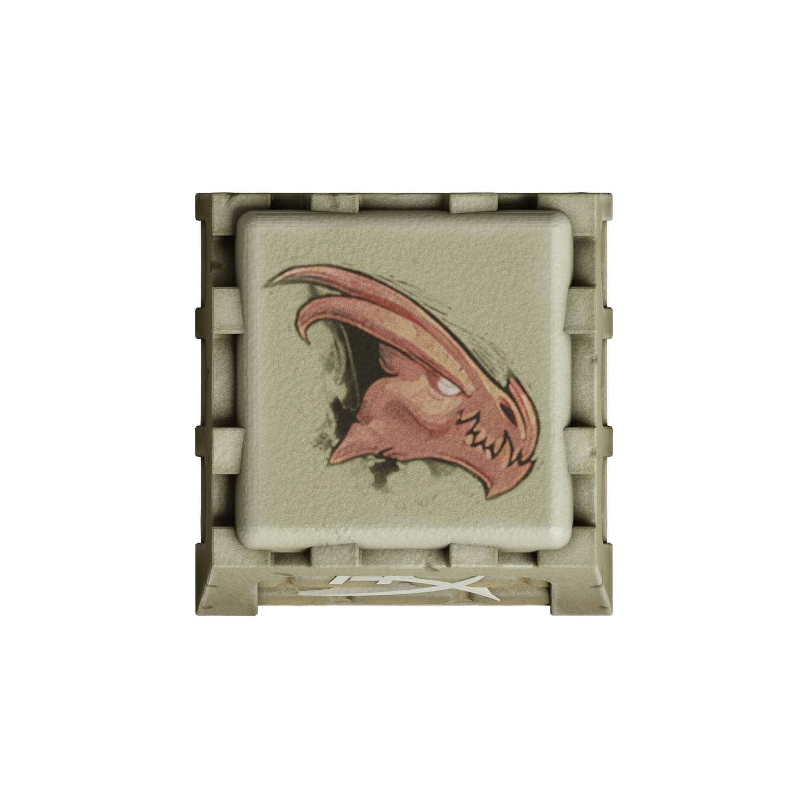 Guild Wars 2 Themed HX3D Raptor Keycap - Custom Mechanical Keyboard Artisan Key for Gaming & Typing Enthusiasts - Perfect for PC Gamers and Collectors