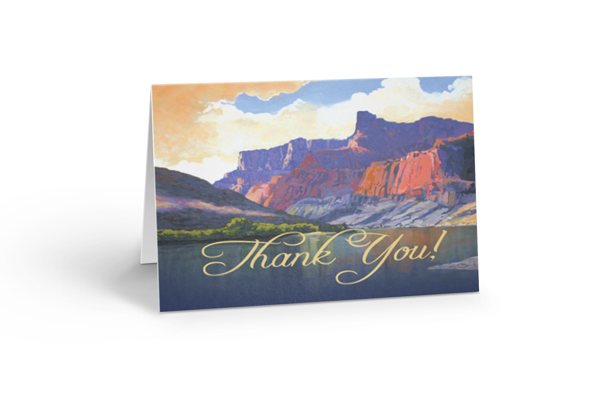 Stonehouse Collection Grand Canyon Thank You Cards - 10 Pack Blank Note Cards with Envelopes for Western Southwest Ranch Theme | Perfect for Cowboy Gifts, Ranch Wedding Favors & National Park Souvenirs