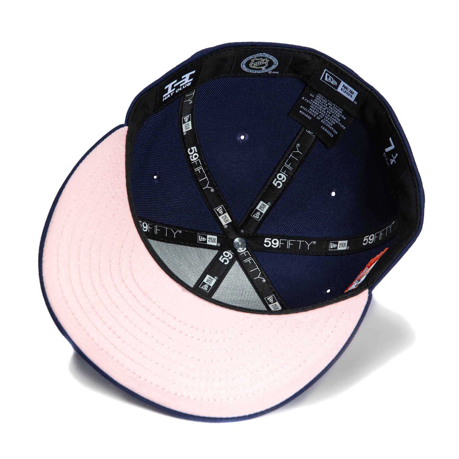 New Era 59Fifty New York Islanders Logo Patch Snapback Hat - Light Navy Blue Adjustable Baseball Cap for Men & Women - Perfect for Sports Fans, Game Day & Casual Wear