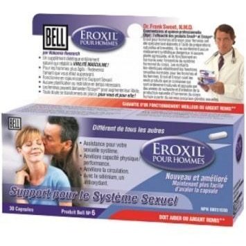 Bell Eroxil for Men - 30 Capsules | Natural Male Enhancement Supplement for Stamina & Performance | Perfect for Gym, Workout & Intimate Moments