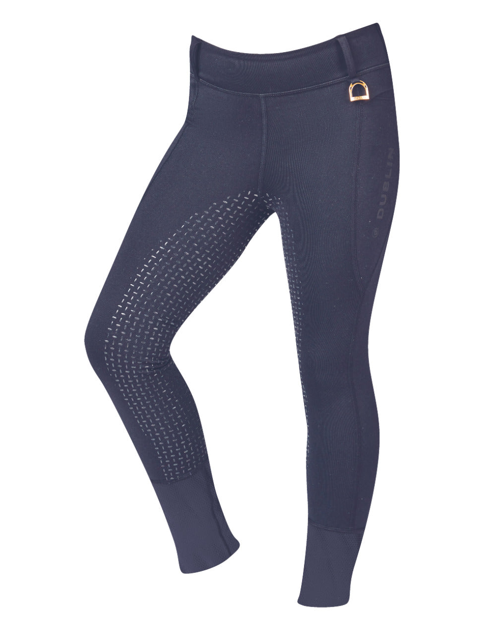 Dublin Kids' Cool It Everyday Riding Tights - Comfortable Equestrian Leggings for Girls & Boys - Perfect for Horseback Riding Lessons, Training & Competition