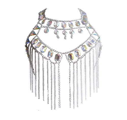Silvery Color-A-Bra chain -3