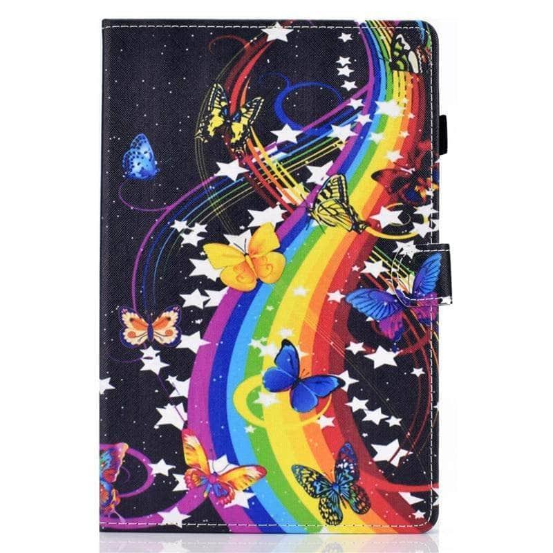 iPad Air 4 (2020) 10.9-inch Cartoon Color Leather Stand Case - Protective Cover with Kickstand for Work, Study & Entertainment