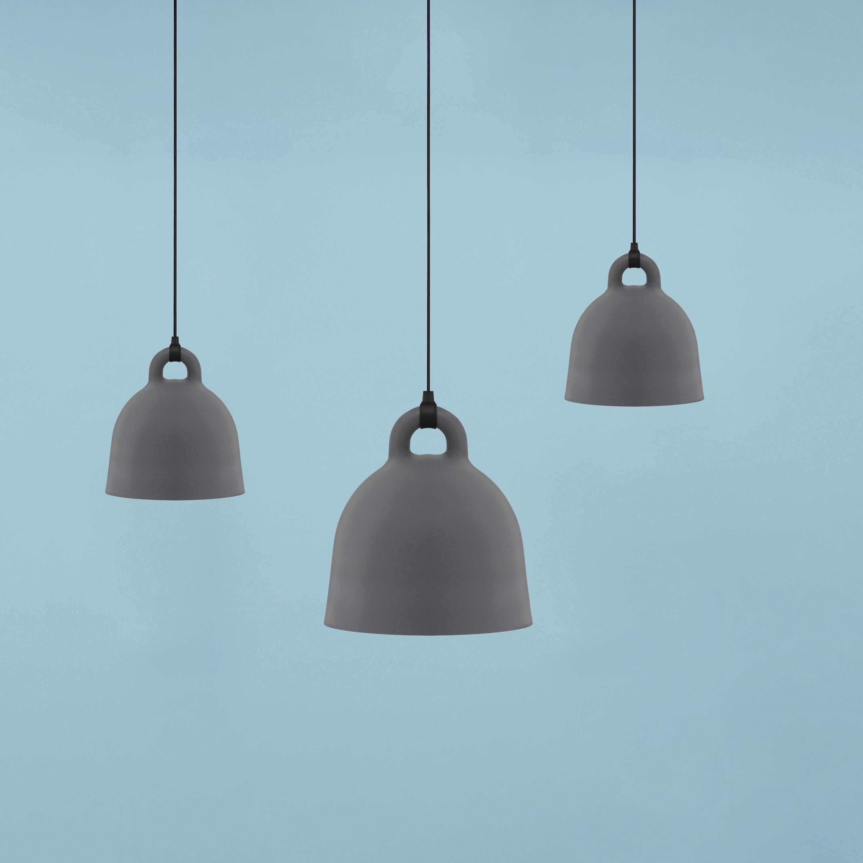 Vintage Bell Pendant Light Fixture - Industrial Style Ceiling Lamp with Metal Shade for Kitchen Island, Dining Room & Bedroom Lighting