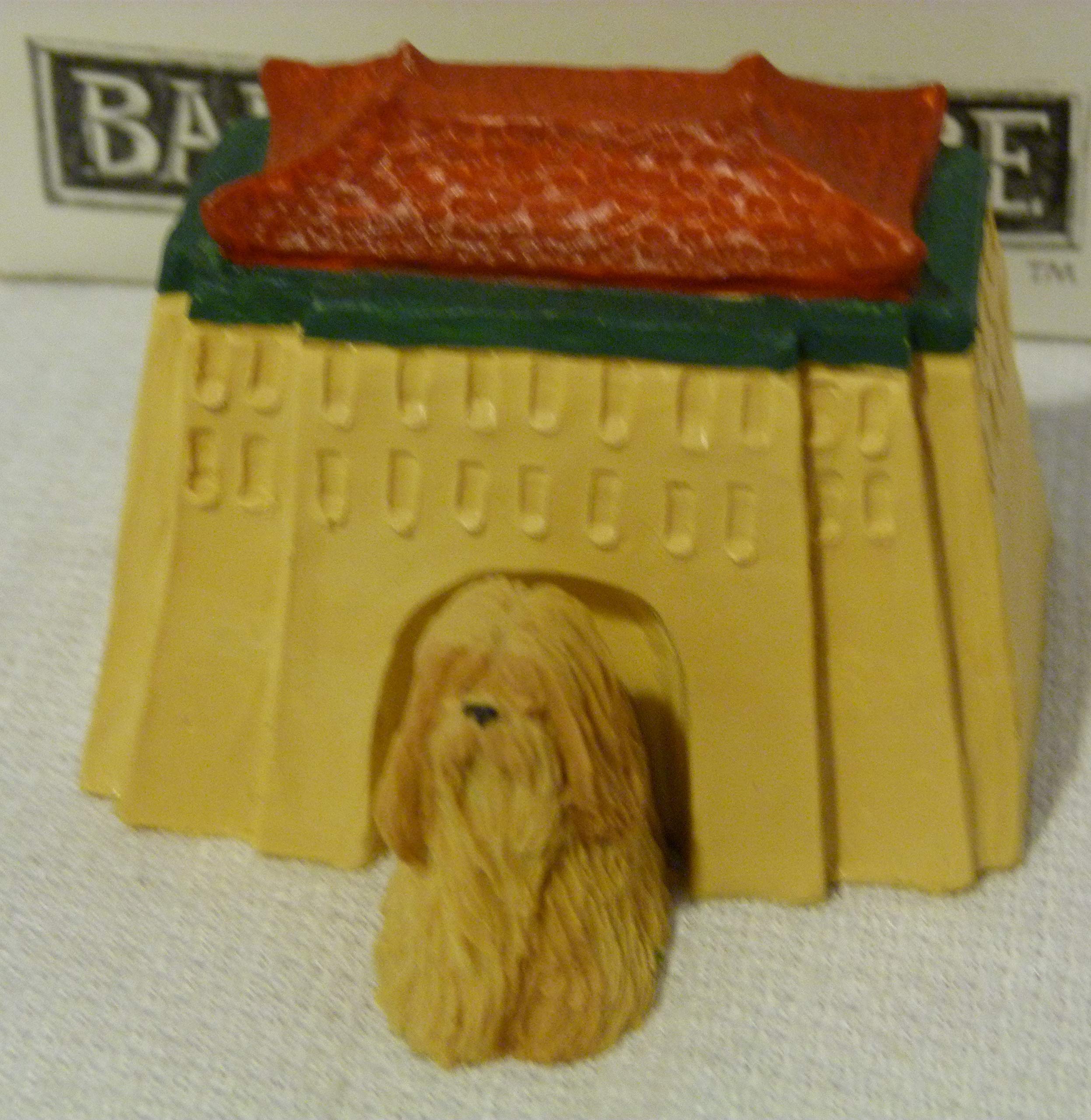 Vintage 1993 Lhasa Apso Dog Figurine - Tibetan Temple Collectible Statue #A112 | Perfect for Home Decor, Gift for Dog Lovers & Buddhist Art Collectors