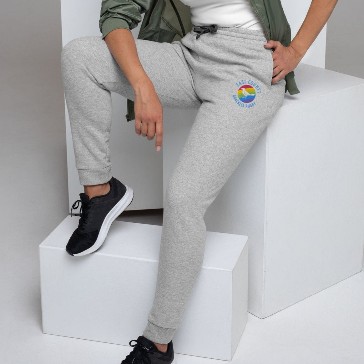 East Co. Grackles Jogger Sweatpants for Men - Comfortable Casual Lounge Pants with Elastic Waist & Pockets - Perfect for Running, Gym, Travel & Relaxing at Home