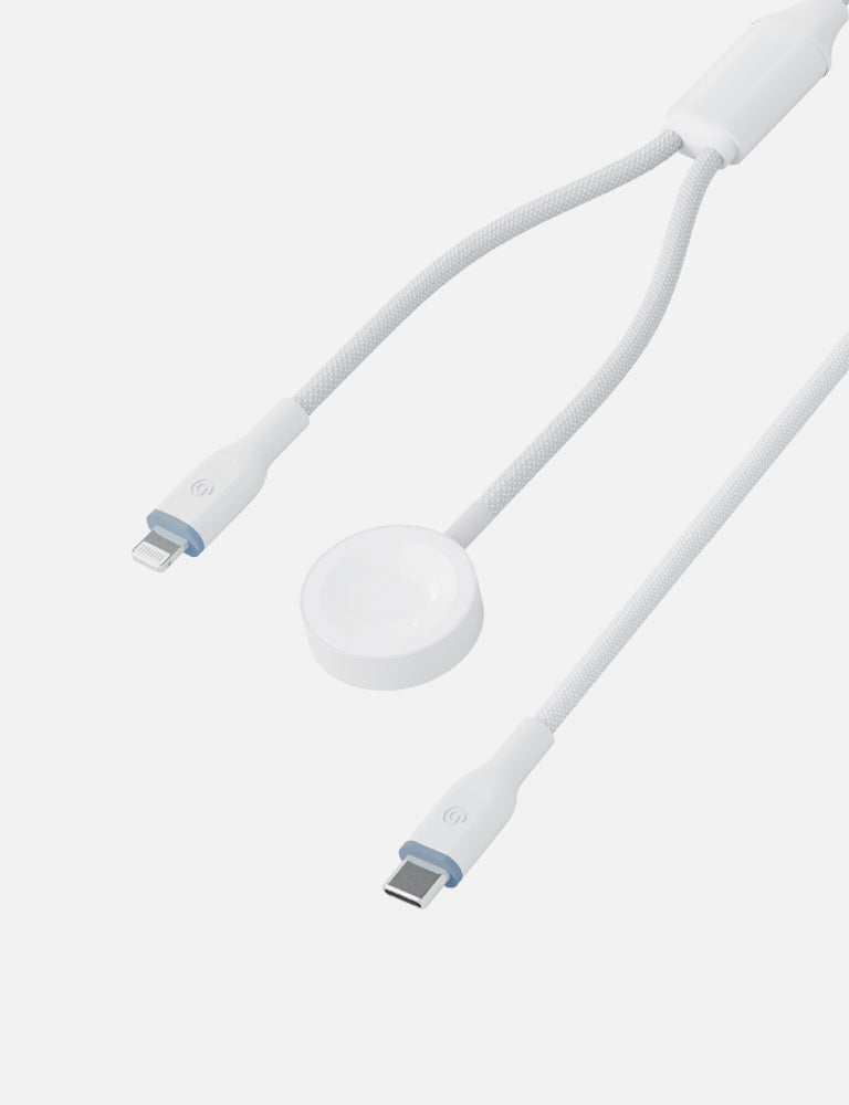 2-in-1 USB C to Lightning Cable with Apple Watch Charger - Fast Charging for iPhone & Apple Watch - Perfect for Travel, Office & Home Use