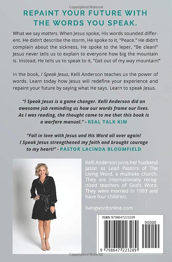 I Speak Jesus: New Words = New Life - Christian Inspirational Book for Spiritual Growth & Daily Devotion - Perfect for Bible Study & Gift Giving
