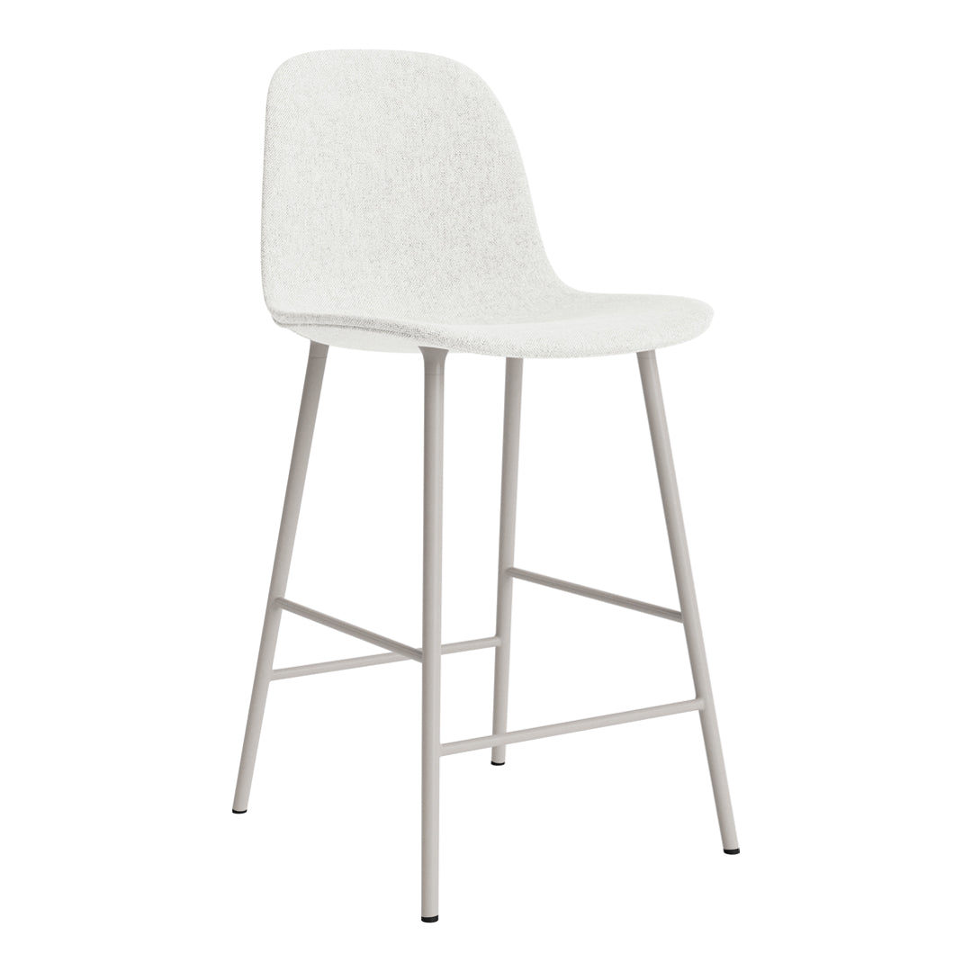 Premium Fully Upholstered Form Counter Chair - Stylish Bar Stool for Kitchen Island, Breakfast Nook & Home Bar Seating