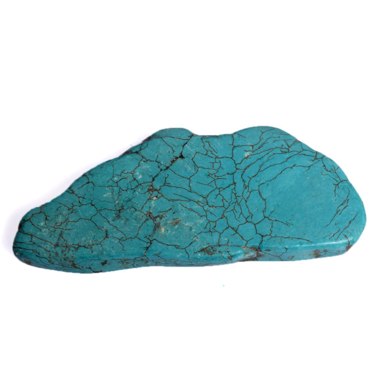 GEMHUB Natural Blue Turquoise Slab 132.00 Ct - A Grade Rough Healing Crystal Gemstone BR-669 for Jewelry Making, Meditation & Energy Healing