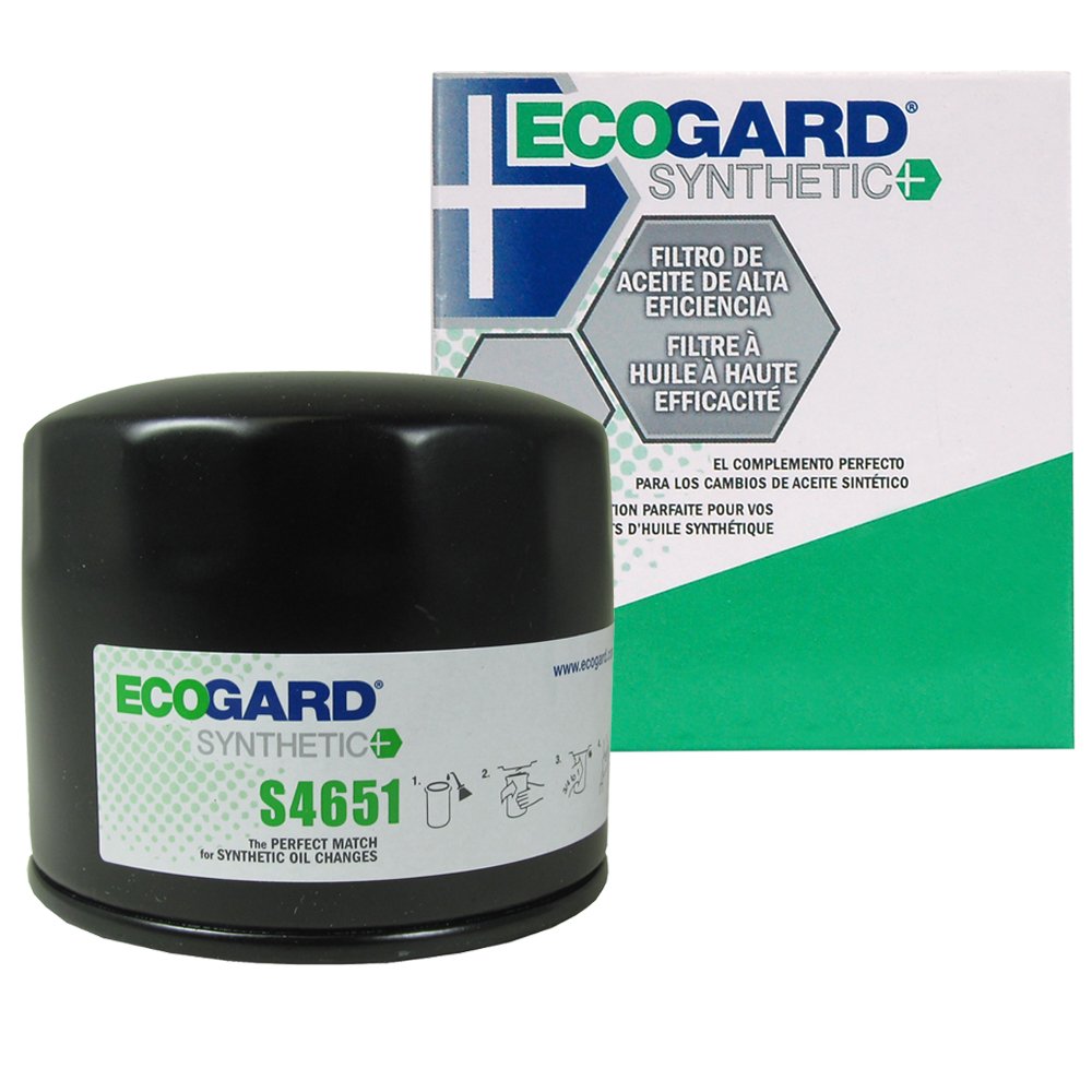 ECOGARD S4651 Premium Spin-On Engine Oil Filter Compatible with Ford F-150 5.4L & 4.6L (1997-2010), Expedition 5.4L (1997-2014), Explorer 4.0L (2001-2010) - Synthetic Oil Replacement Filter for Smooth Engine Performance & Extended Vehicle Life - Perfect for Routine Maintenance & Oil Changes