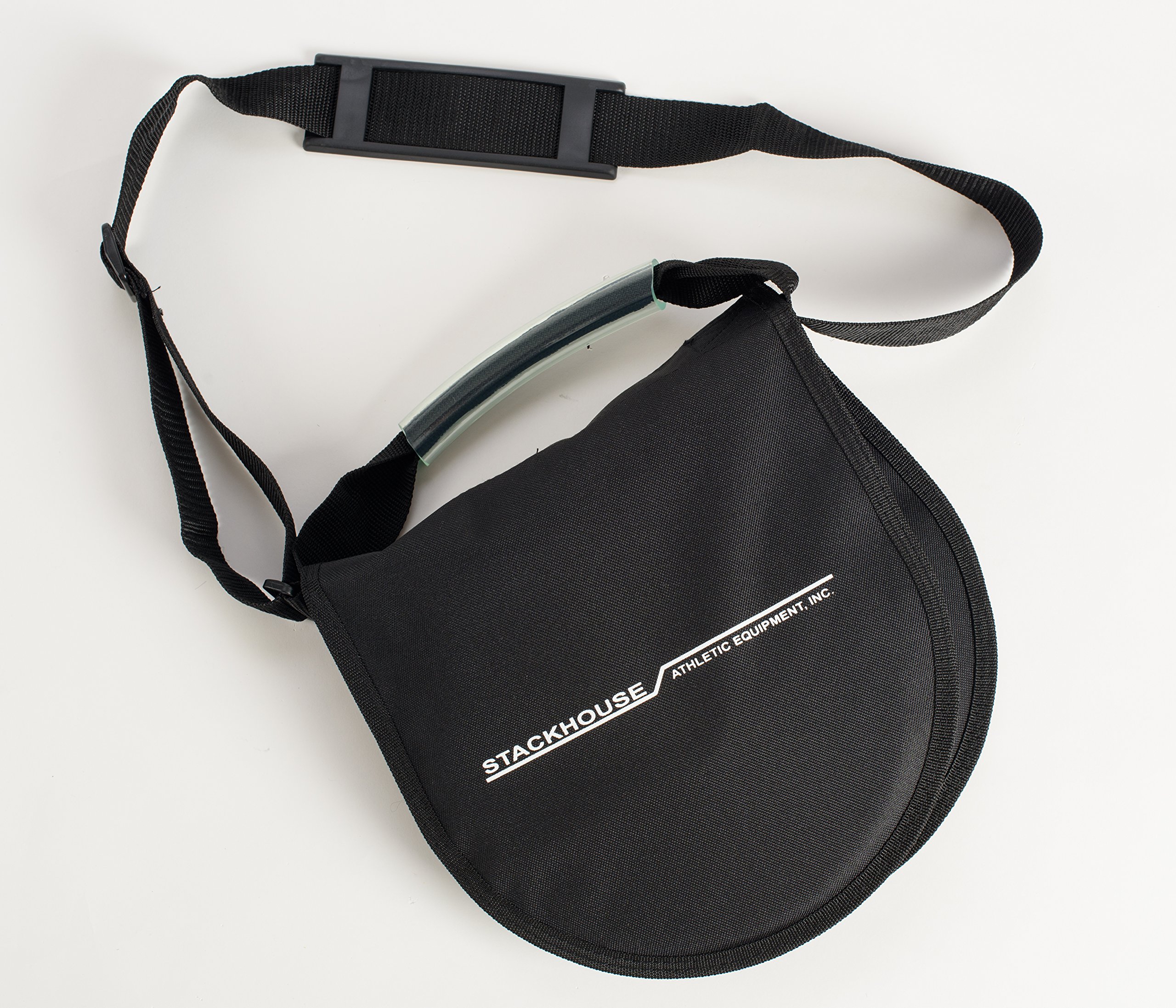 Stackhouse Vinyl Shot Put & Discus Carry Bag with Adjustable Shoulder Strap - Perfect for Track & Field Athletes, Coaches, and Training Sessions