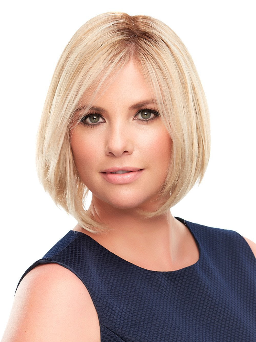 easiPart French 8 | Remy Human Hair Topper for Women | Natural Looking Hairpiece for Thinning Hair | Perfect for Daily Wear & Special Occasions
