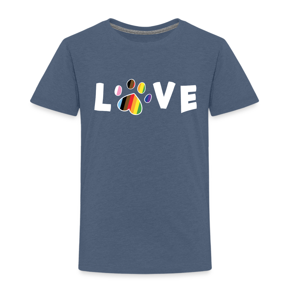 Pride Love Premium Toddler T-Shirt - Soft & Comfortable Cotton Tee for Kids - Perfect for Playdates, Family Outings & Everyday Wear