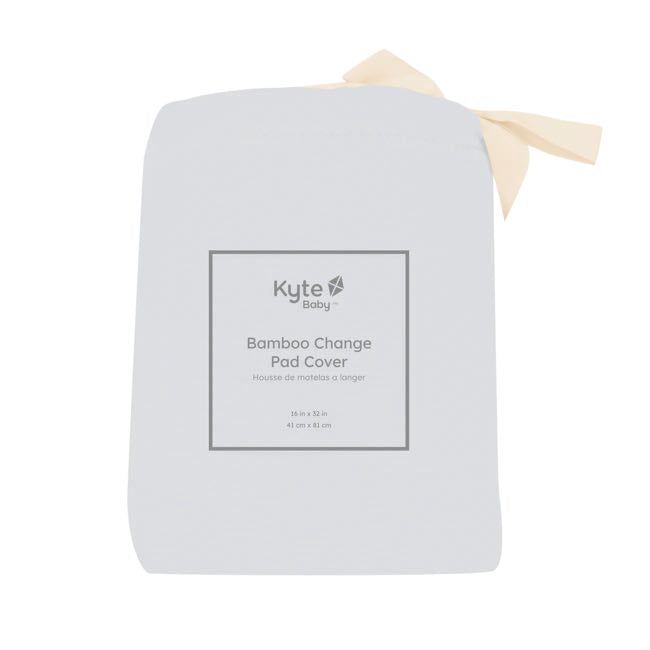 Kyte Baby Waterproof Change Pad Cover - Soft Organic Cotton for Baby Diaper Changing Station | Nursery Essentials, Travel & Home Use