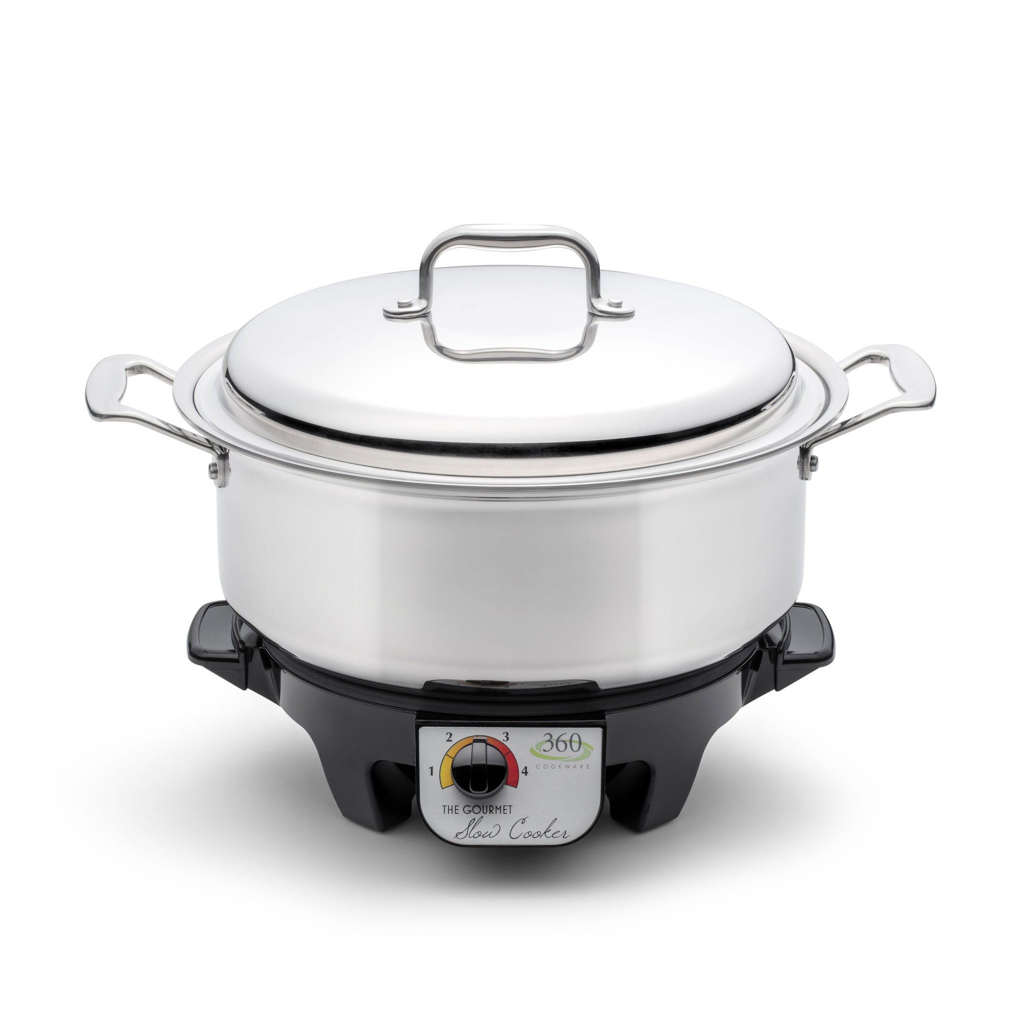 6 Quart Slow Cooker Set - Programmable Digital Crock Pot with Lid & Removable Stoneware - Perfect for Family Dinners, Meal Prep & Party Buffets