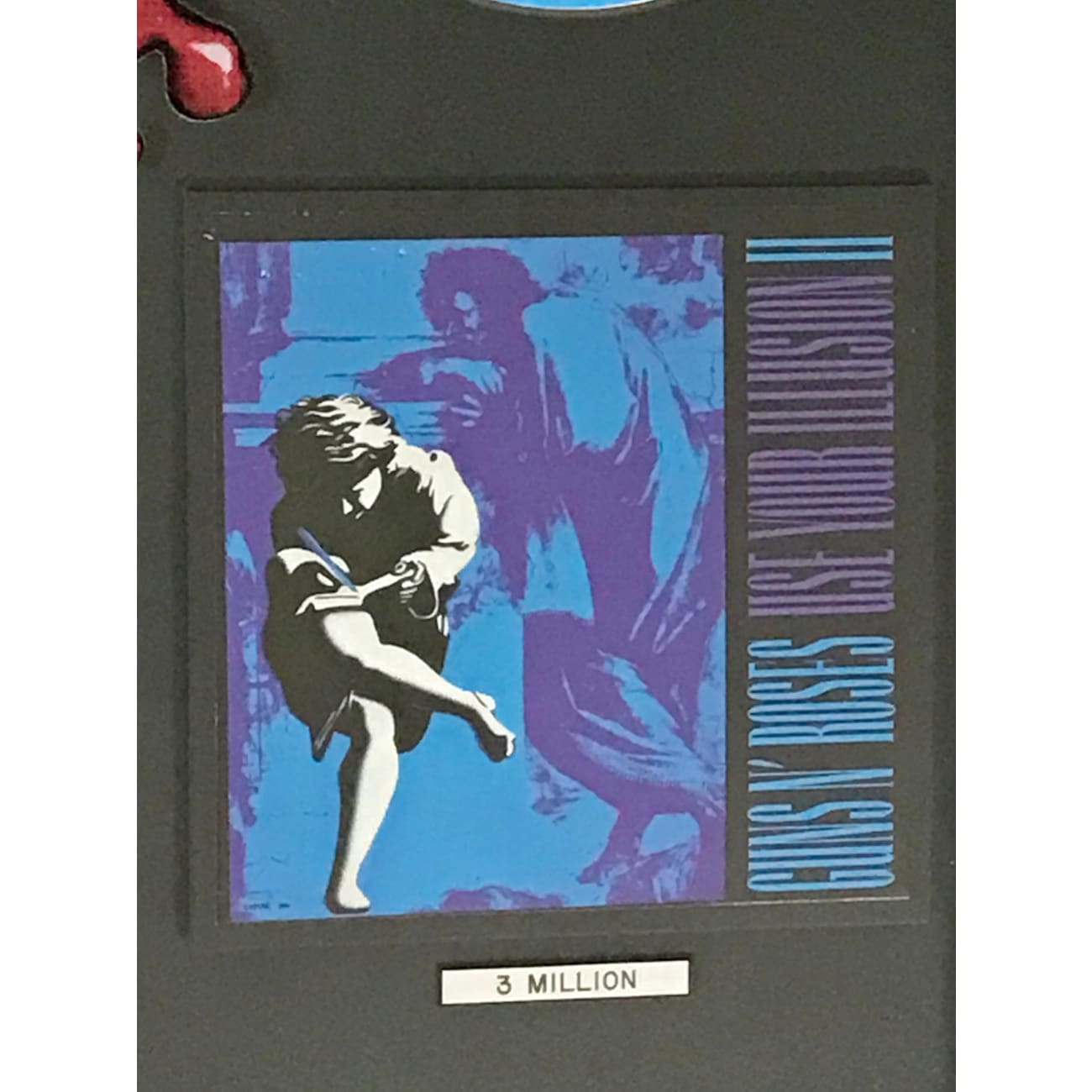 Guns N' Roses Use Your Illusion I & II 3x Multi Platinum Award - Official RIAA Certified - Perfect for Music Collectors & Rock Fans Display