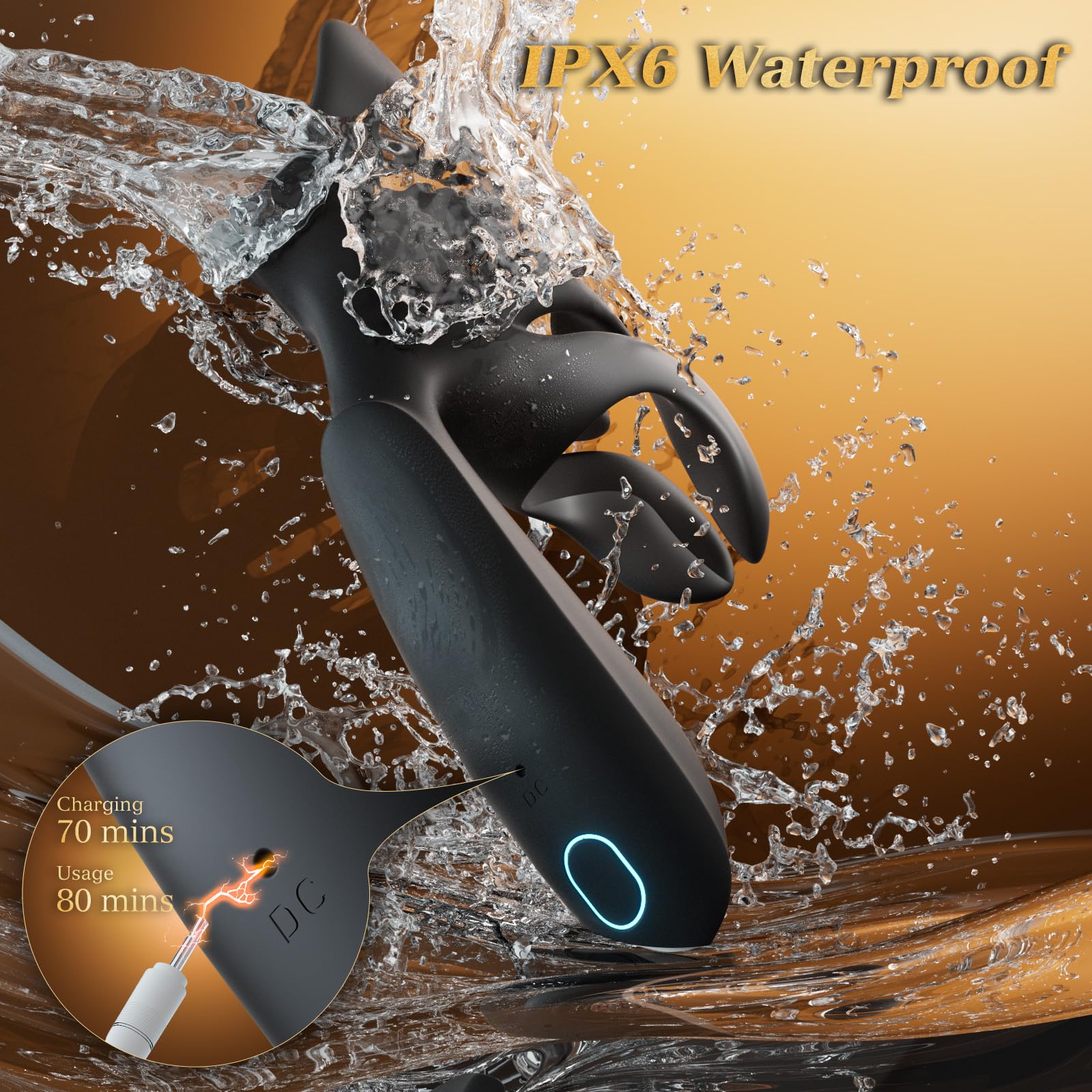 Premium Male Sex Toys - 10-Speed Vibrating Penis Trainer & Extender for Endurance & Pleasure | Handheld Male Masturbator for Solo Play & Couples Fun | Adult Toys for Men's Sexual Wellness & Performance Enhancement