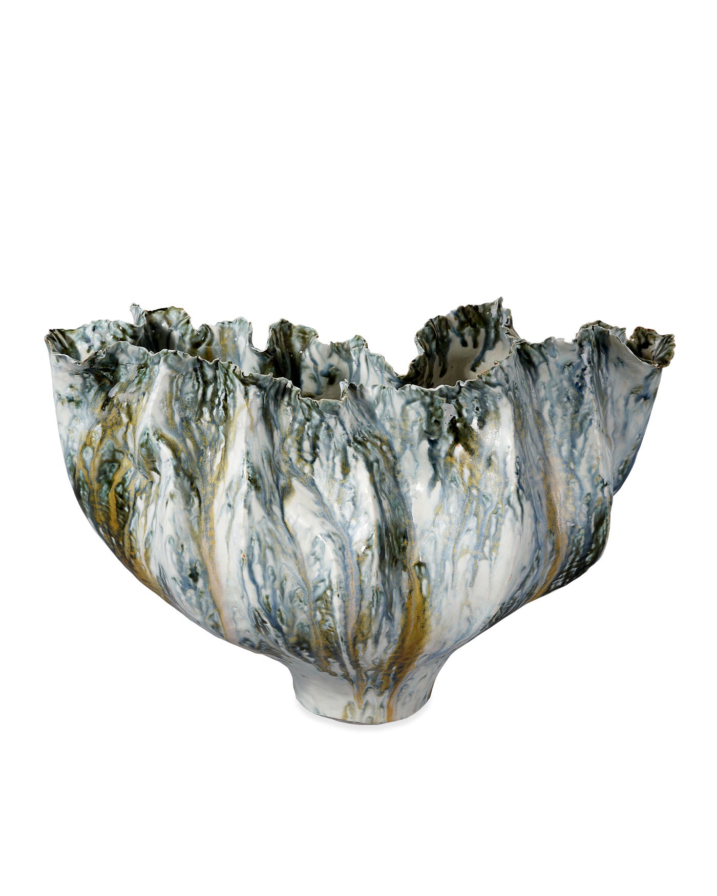 Beluga Vase - Elegant Ceramic Home Decor for Living Room, Dining Table & Wedding Centerpieces