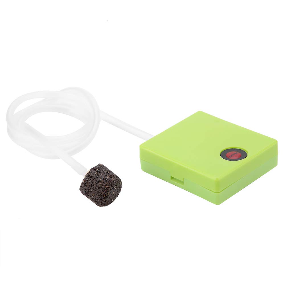 Portable Battery Operated Fish Tank Aerator with Air Stone - Oxygen Pump for Aquariums, Ponds & Fish Tanks - Ideal for Home Aquariums, Outdoor Ponds & Travel Use