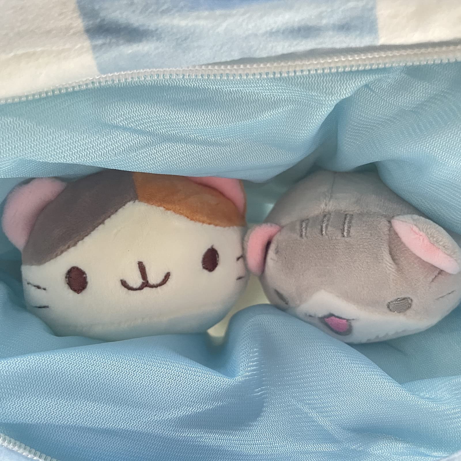 1Bag Mini Pudding Throw Pillow - Cute Snack Shaped Stuffed Animal Pillow, Kitty Cat Plush Toy for Teens, Girls & Boys | Perfect for Bedroom Decor, Sofa Cushion, and Kawaii Gifts