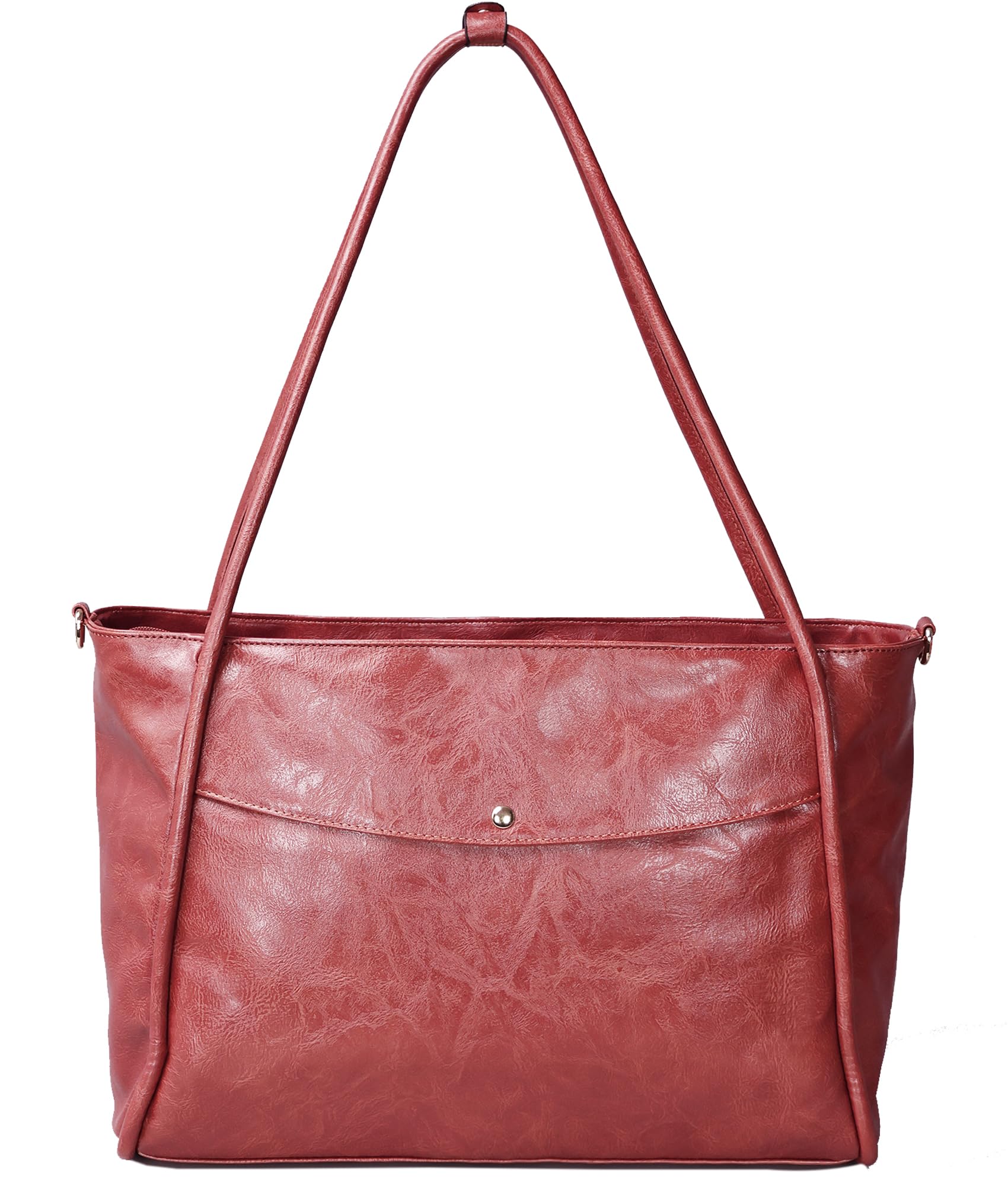 Large Vegan Leather Tote Bag for Women - Oversized Work & Travel Weekender Bag with Zipper | Perfect for Office, Gym, Beach & Weekend Getaways