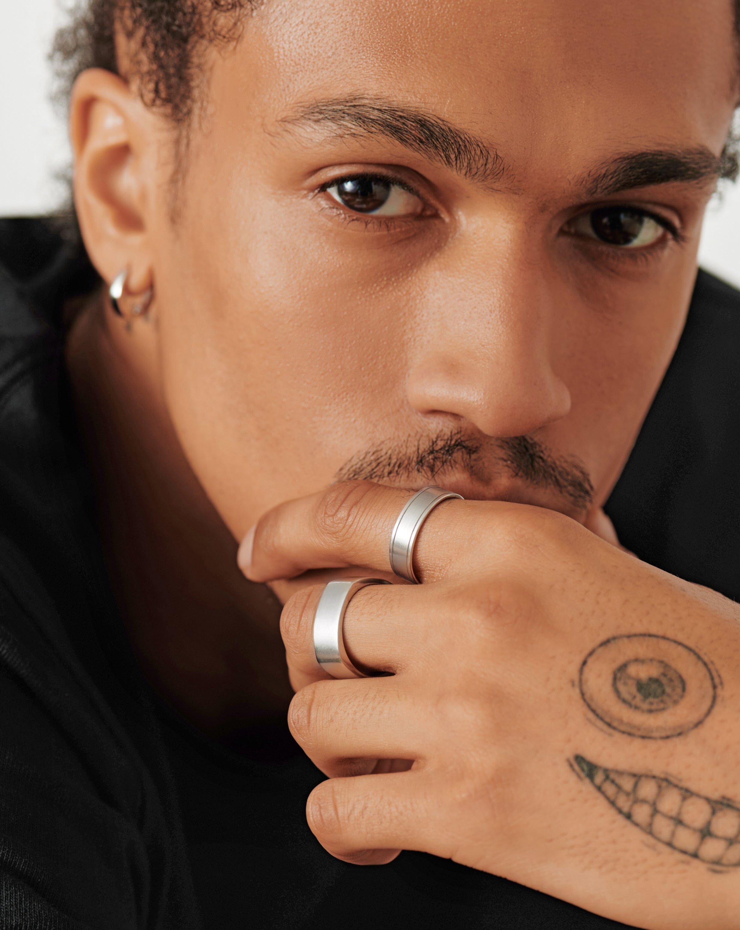 Men's Classic Sterling Silver Ring - Elegant & Timeless Jewelry for Everyday Wear, Weddings & Special Occasions