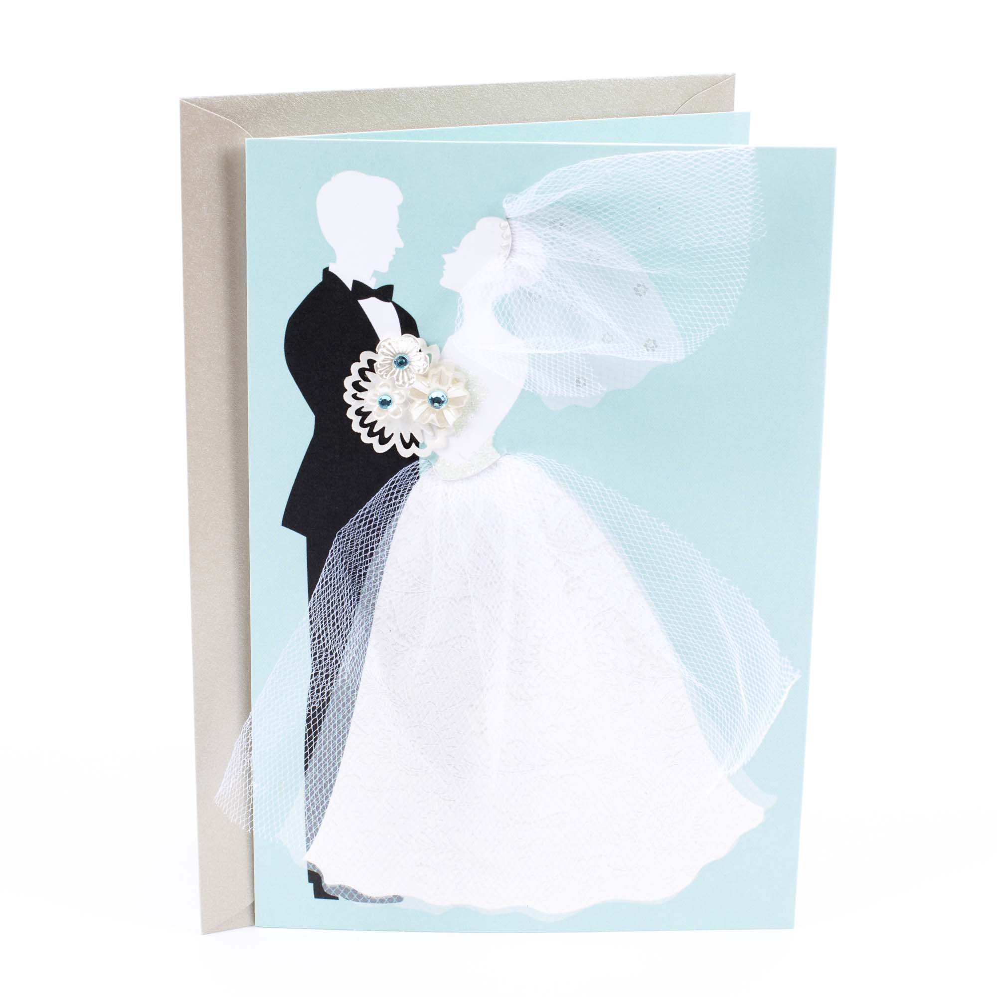 Hallmark Bride & Groom Wedding Card - Perfect for Anniversary Gifts