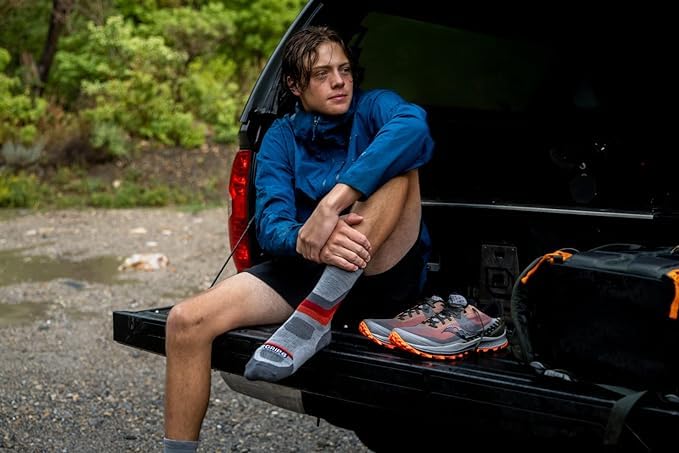 GRIP6 Merino Wool Socks - USA Made Hiking Socks for Men & Women - Outdoor & Travel