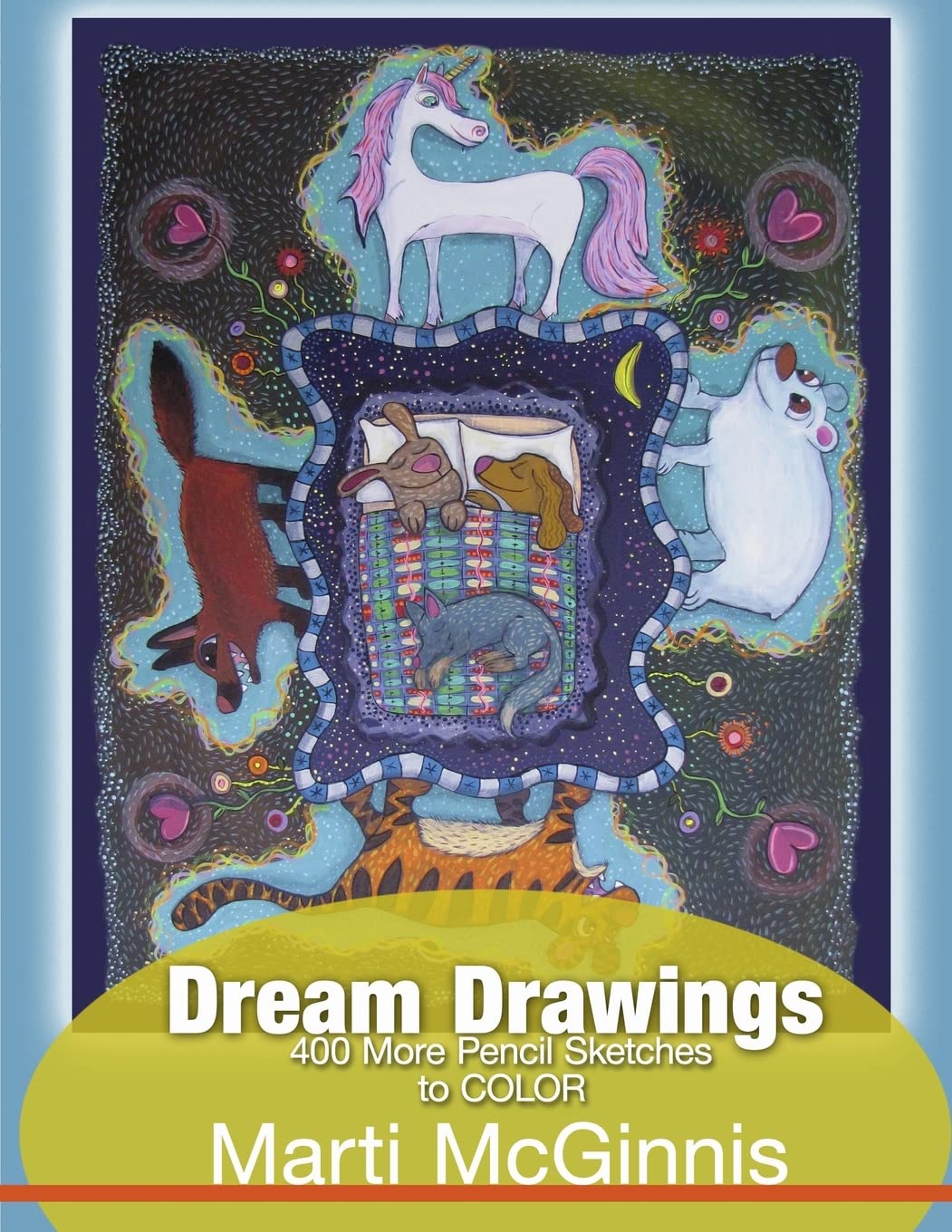 Dream Drawings to Color: 400+ Pencil Sketch Coloring Book for Adults & Kids - Relaxing Art Therapy, Stress Relief & Creative Fun