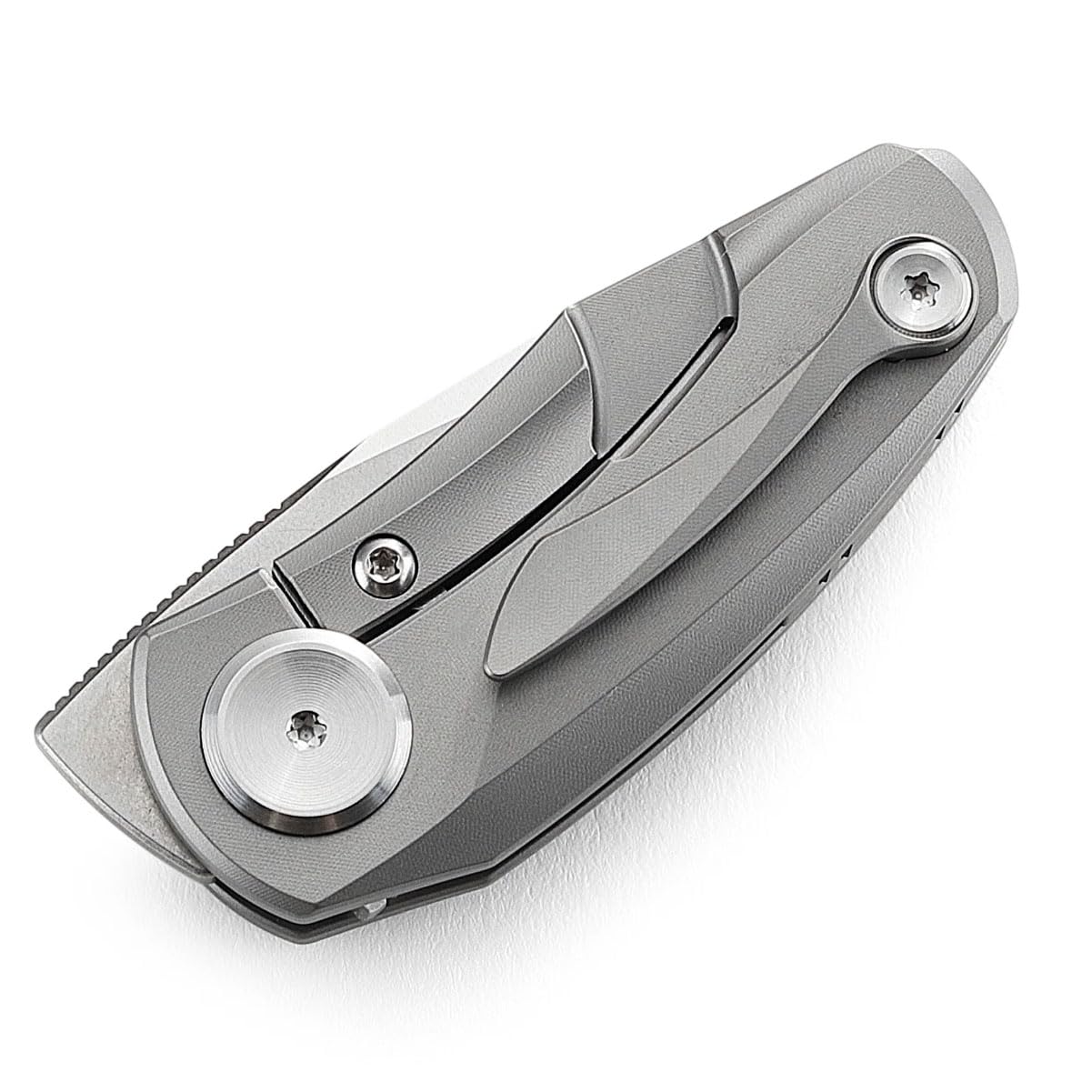 Bestech Knives BT1913A Tulip Framelock Gray EDC Folding Pocket Knife - Outdoor Camping, Hiking & Everyday Carry