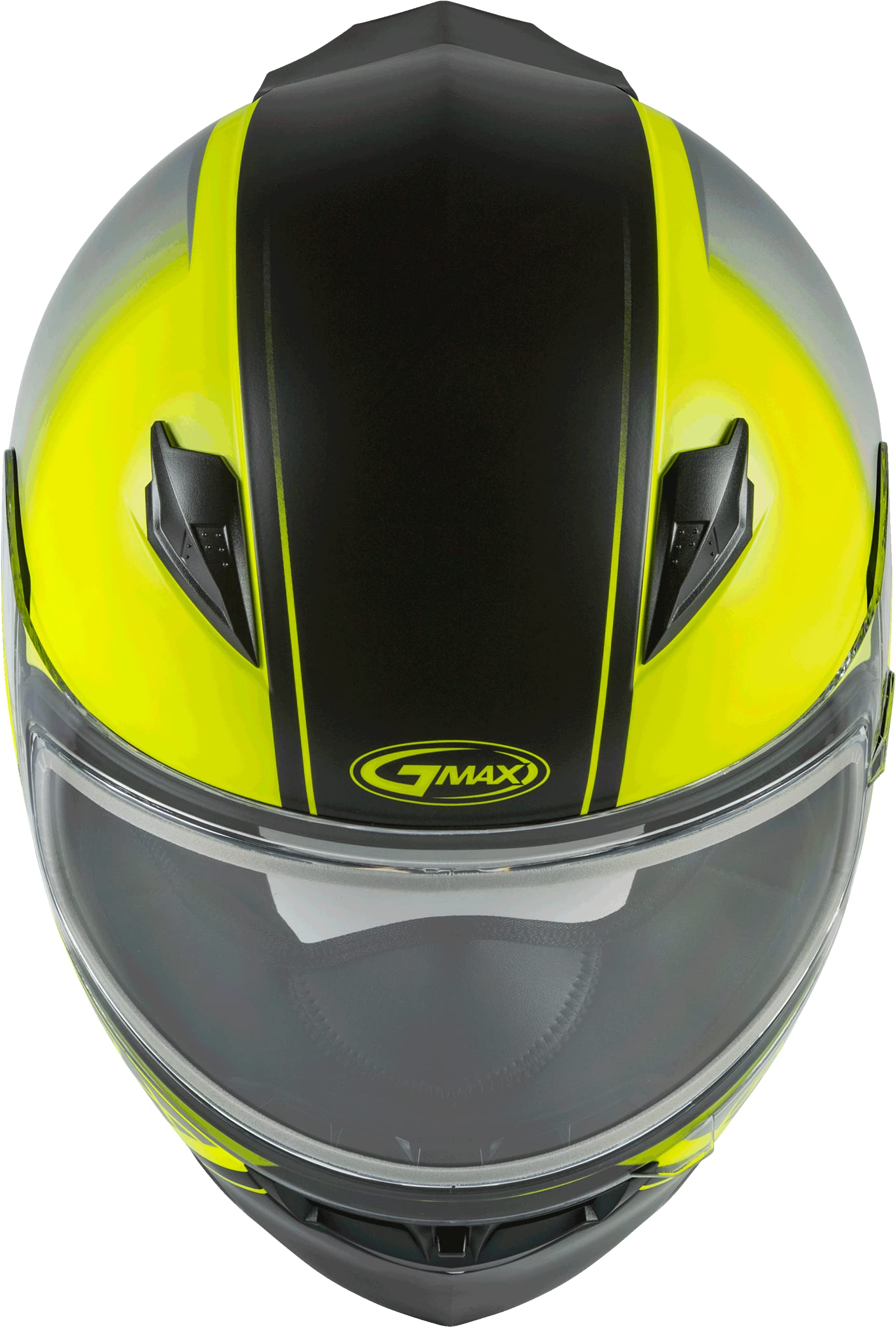 FF-49S Full-Face Snowmobile Helmet - Matte High Visibility (HI-VIS/BLK/Gry) - Size SM - Winter Sports & Extreme Weather Protection for Snowmobiling, Skiing & Outdoor Adventures