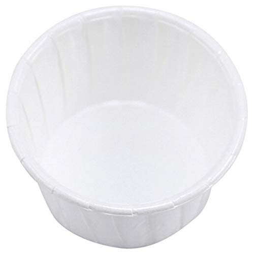 100Pcs Disposable Paper Waxing Cups for Nose Hair Removal - Wax Melting Bowls for DIY Ice Cream & Beauty Salon Use - Perfect for Home Spa, Waxing, and Dessert Making