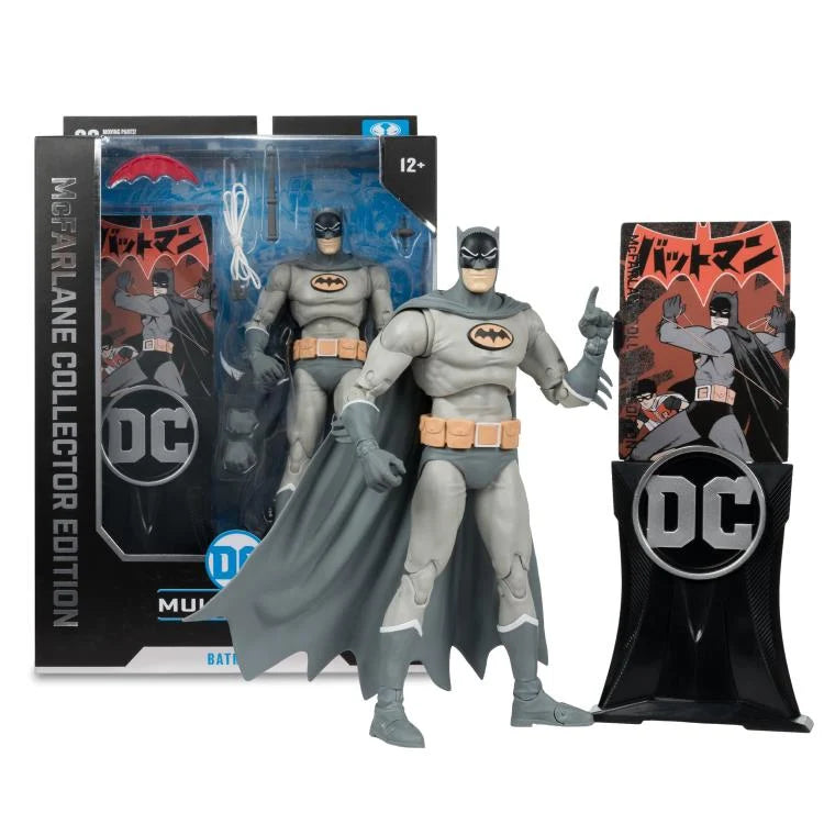 DC Multiverse Bat Manga Collector Edition Action Figure - Limited Edition Batman Collectible for Display & Gifts - Perfect for Comic Fans, Anime Lovers & DC Universe Collectors