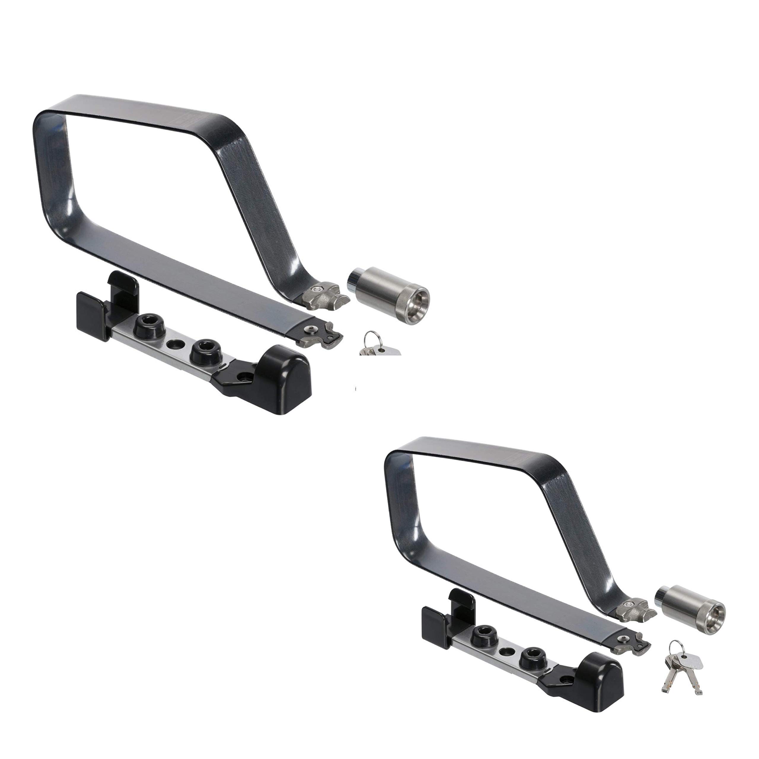 TiGr Blue Mini+ 2-Pack Keyed Alike Bike Locks with Mount - Lightweight Flexible U Lock for Bicycles, E-Bikes & Scooters | High Security for Urban Commuting, Campus & Outdoor Cycling