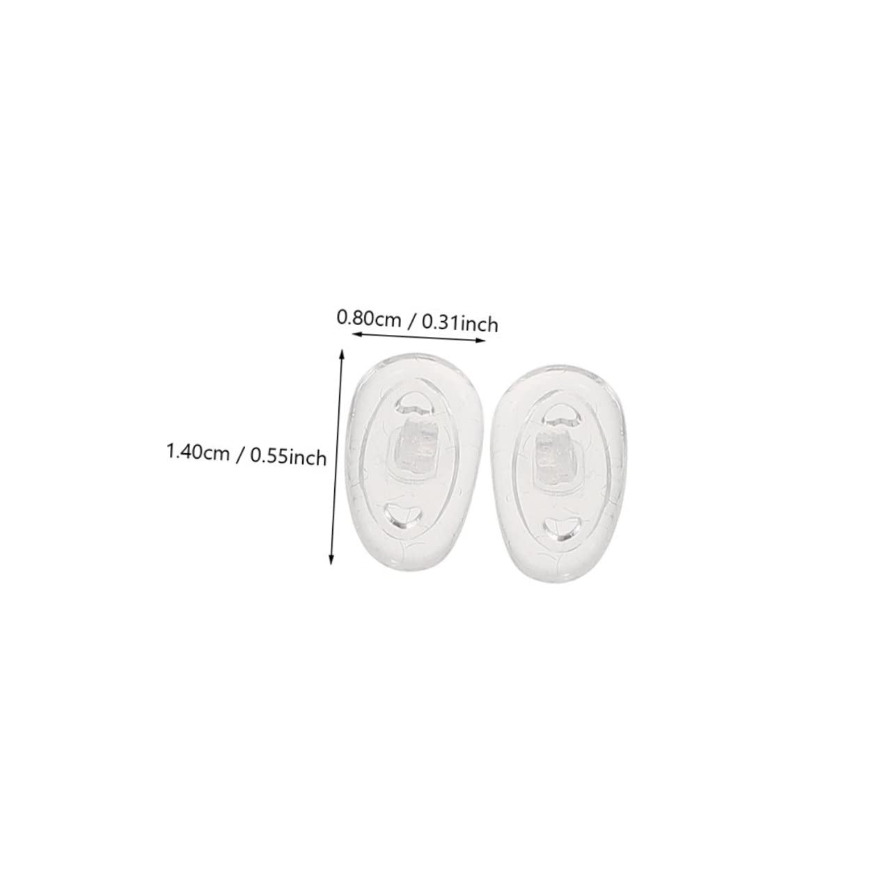 Gatuida 90 Pairs of Glasses Nose Pads - Soft Silicone Push-in Nose Pads for Eyeglasses, Comfortable & Interchangeable Accessories - Perfect for Reading, Computer Work and Daily Wear