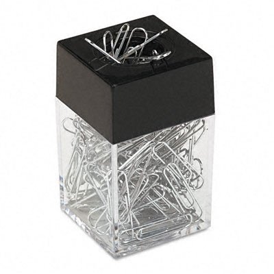 Magnetic Paper Clip Dispenser - 12/100 Carton Boxes (Set of 2) for Office, School & Home Organization - Perfect for Filing, Sorting & Document Management