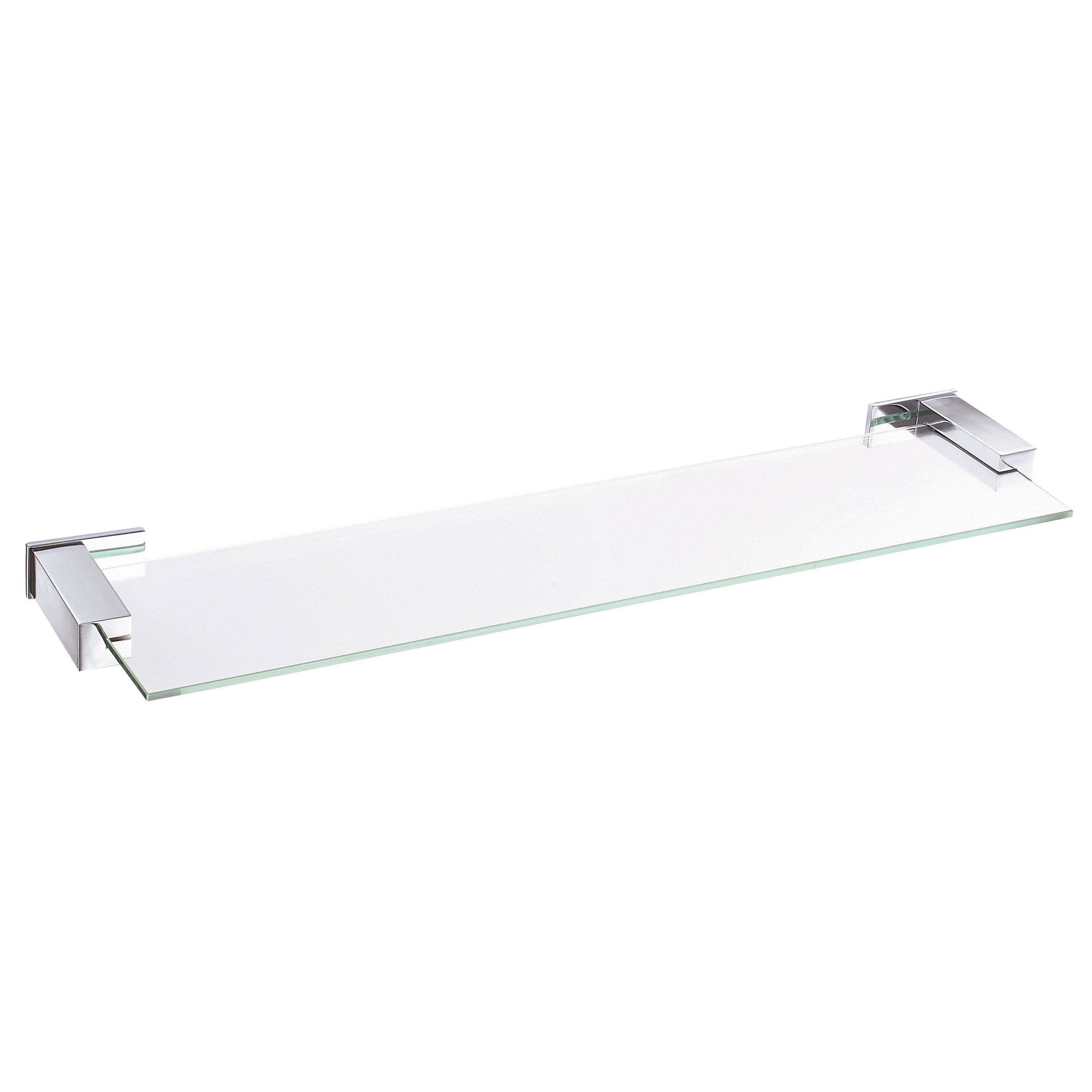 Danze Sirius Collection Ultra Modern 24-Inch Chrome Tempered Glass Bathroom Shelf - Perfect for Shower, Vanity & Spa Decor